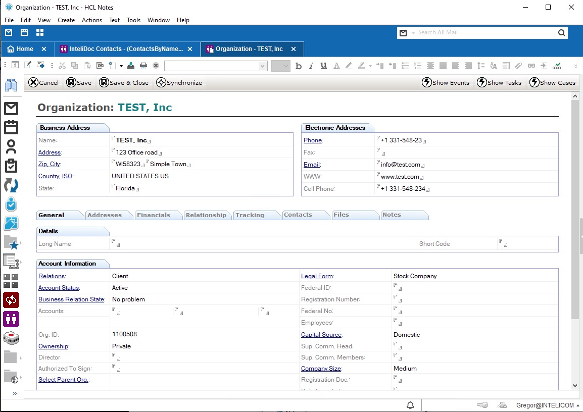 CRM za HCL Domino